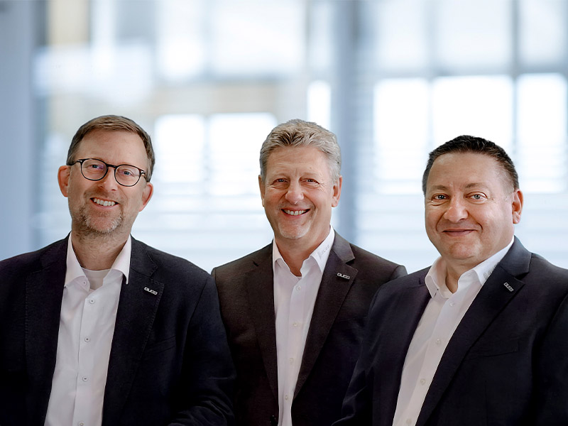 buss-management_2025 BUSS Management. From left to right: CEO Dr. Philip Nising, CFO Gérard Hofer, COO Holger Erhardt